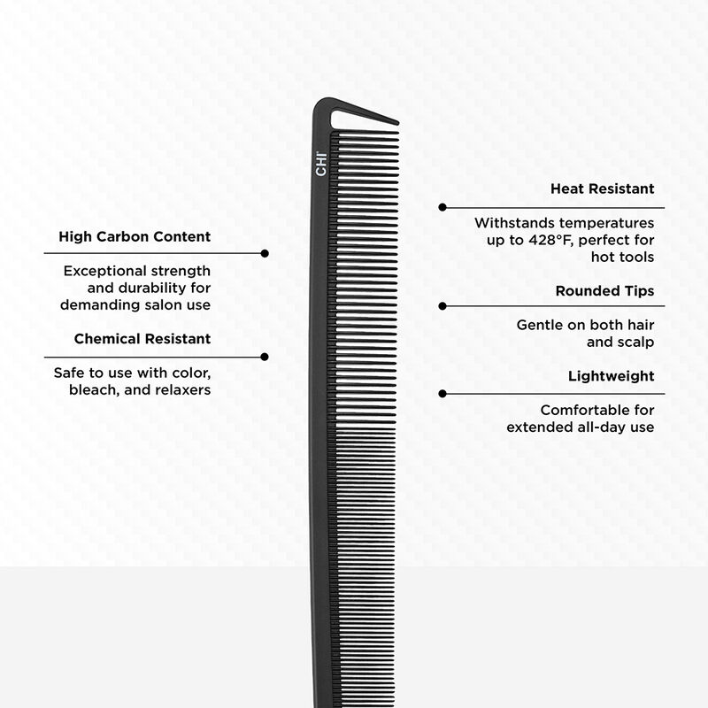 Carbon Sectioning Styling Comb, , large image number null